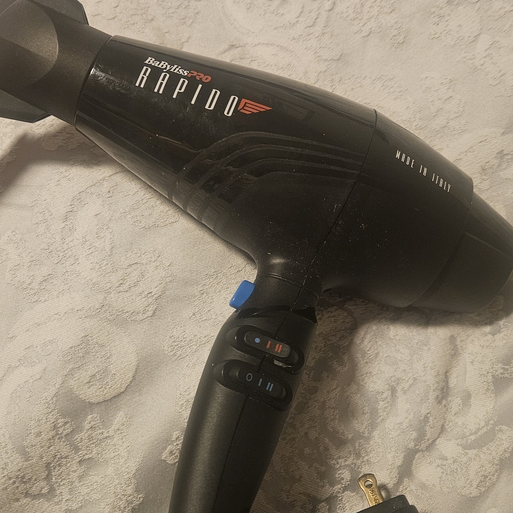 BaBylissPRO Rapido Black Hair Dryer